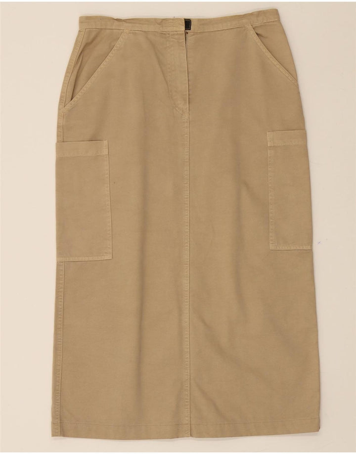 THINK PINK Womens Cargo Skirt  W30 L30 Beige Cotton Vintage Think Pink and Second-Hand Think Pink from Messina Hembry 