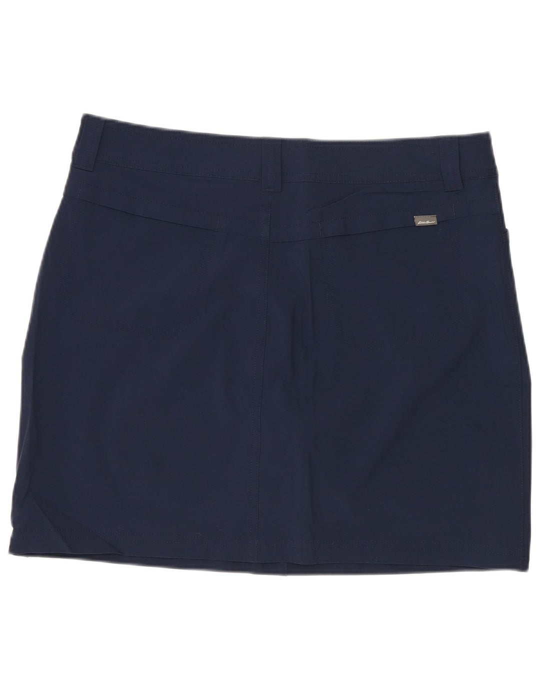 EDDIE BAUER Womens Mini Skirt US 8 Medium W32  Navy Blue Polyester