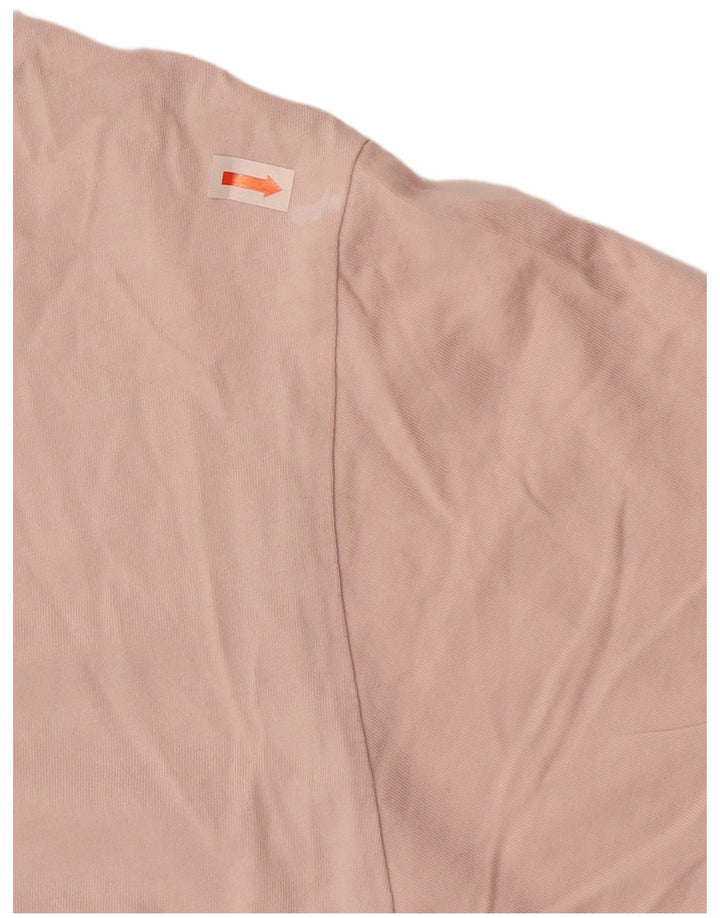 Nike Mens T-Shirt Top Large Pink Cotton