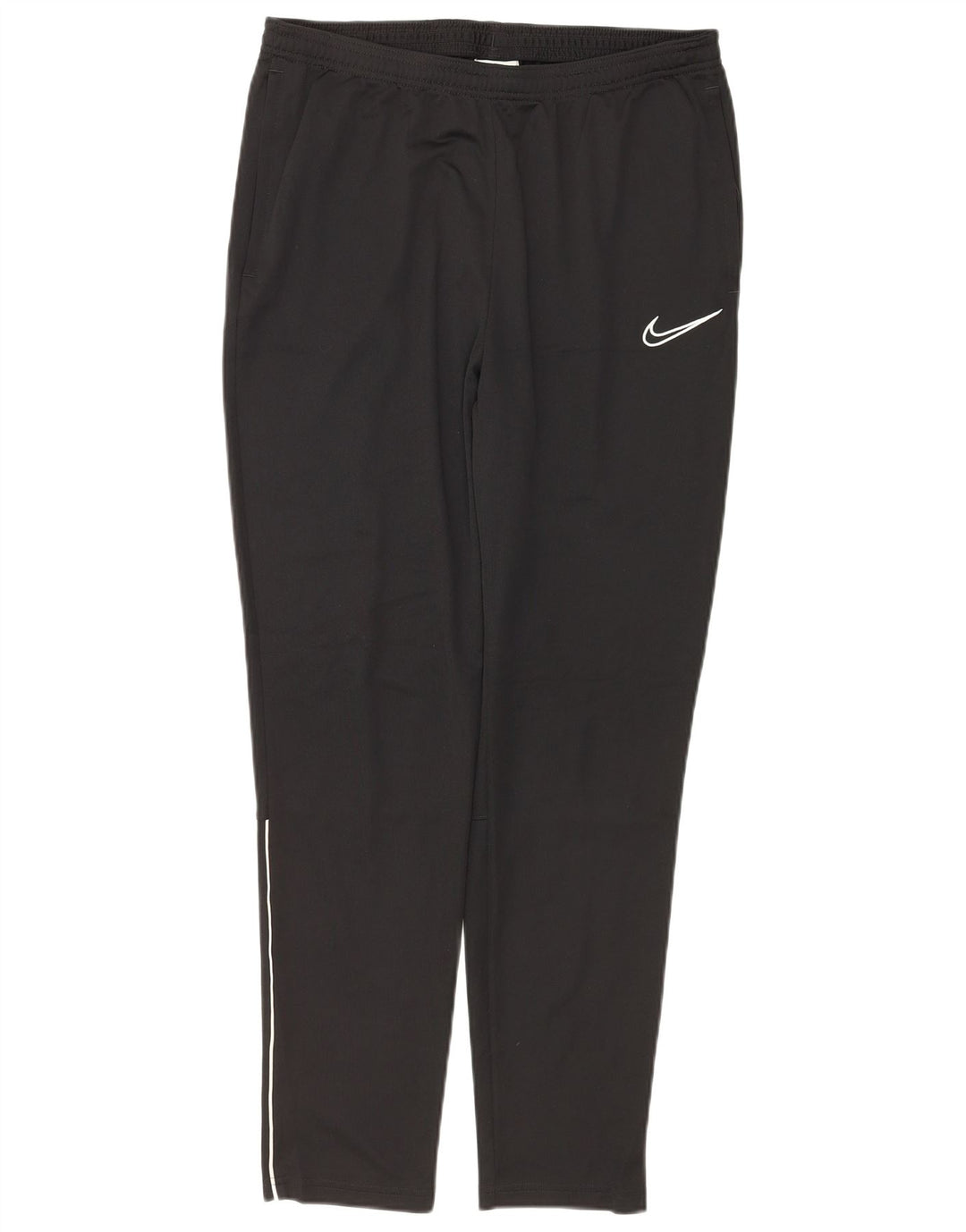 NIKE Womens Dri Fit Tracksuit Trousers UK 14 Large  Black Polyester