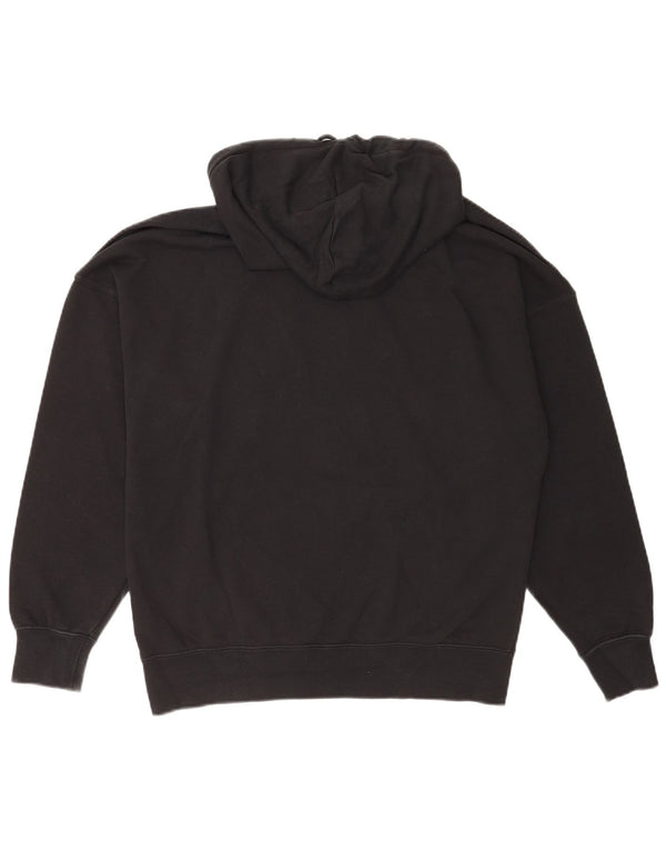 Converse Mens Graphic Hoodie Jumper Medium Black Cotton