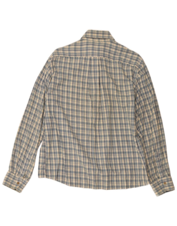Slam Mens Shirt Small Blue Check Cotton
