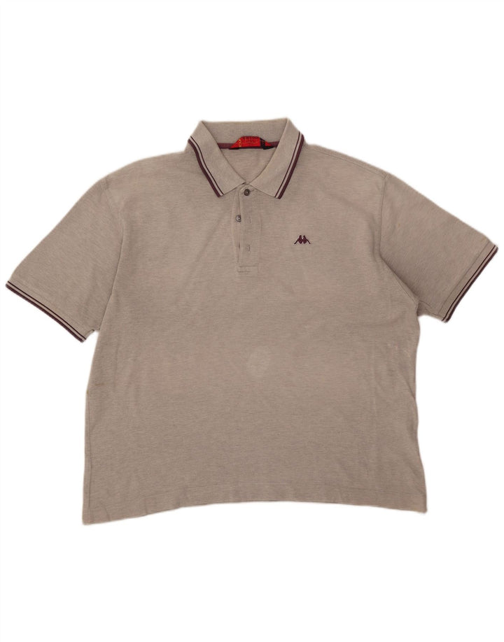 Kappa Mens Polo Shirt XL Grey