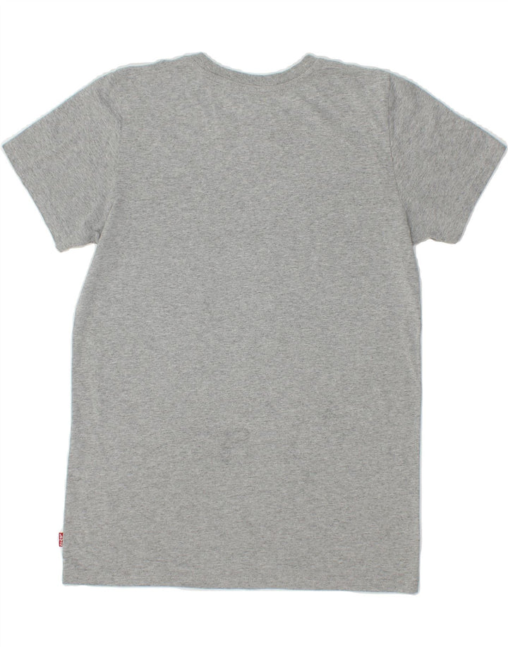 LEVI'S Boys Graphic T-Shirt Top 15-16 Years Grey Vintage Levi's and Second-Hand Levi's from Messina Hembry 
