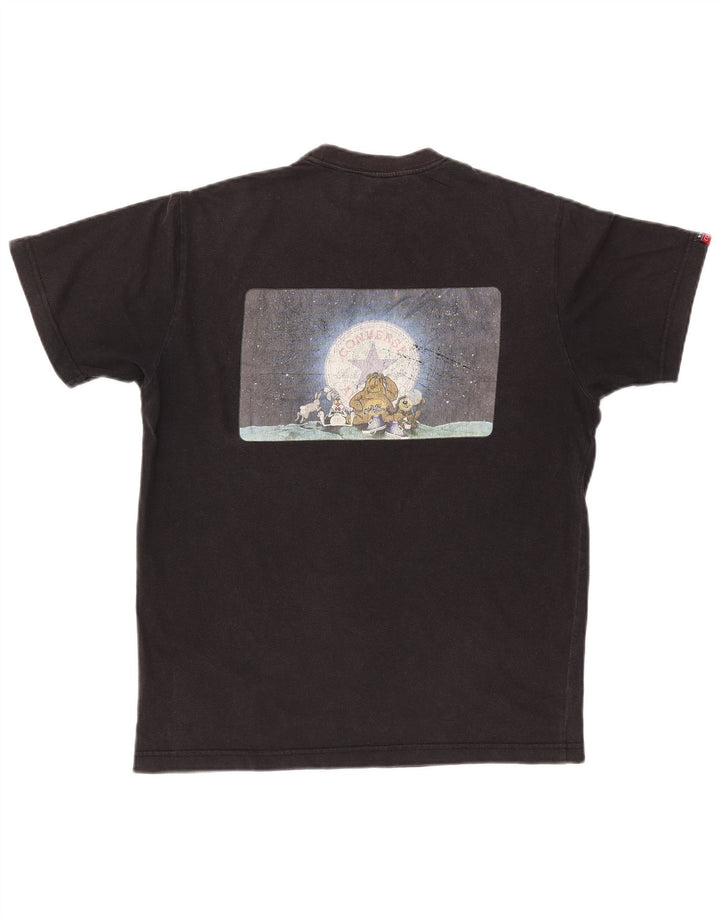 CONVERSE Mens Chuck Taylor Graphic T-Shirt Top Medium Black