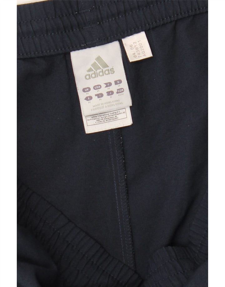 Adidas Mens Tracksuit Trousers Medium Navy Blue Polyester