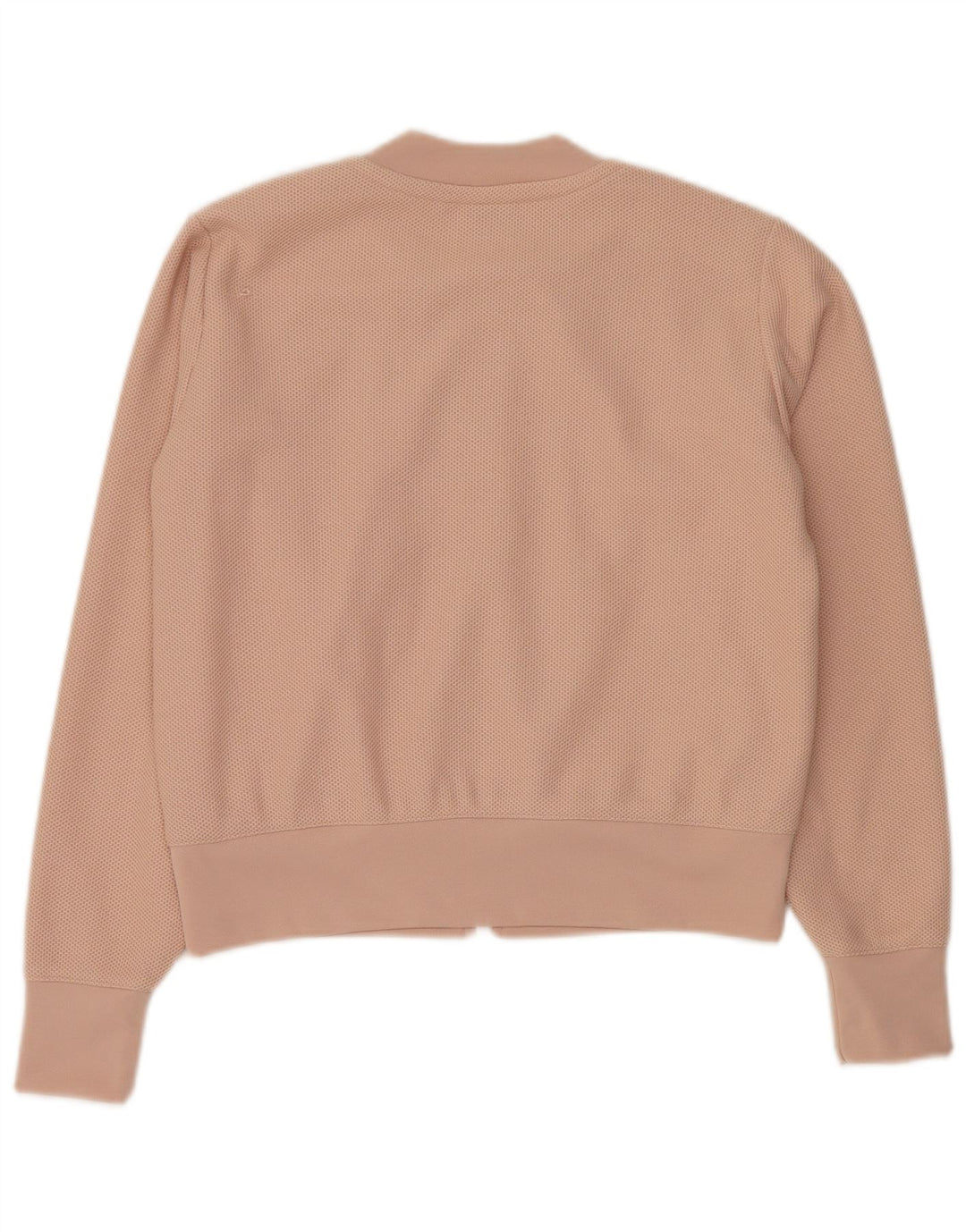 CHAMPION Womens Crop Oversized Tracksuit Top Jacket UK 10 Small Pink