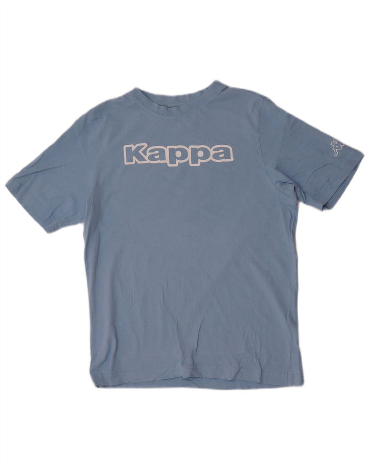 Kappa Mens Graphic T-Shirt Top Small Blue