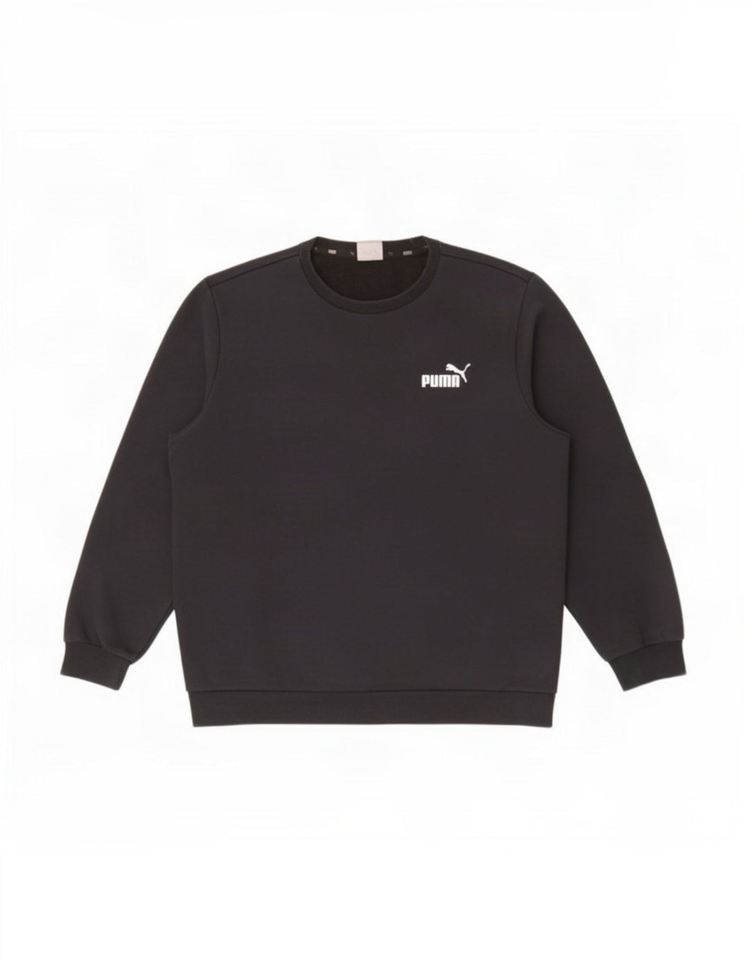 Puma Mens Sweatshirt Jumper Large Black Cotton