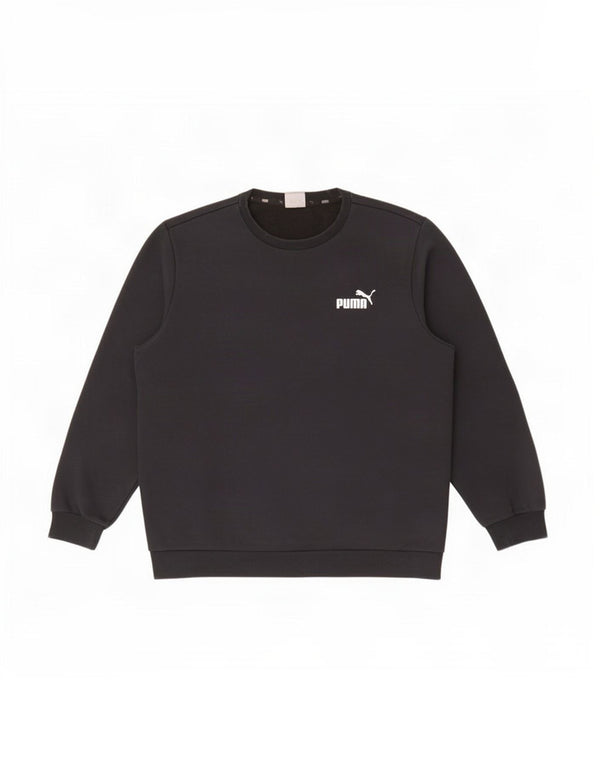 Puma Mens Sweatshirt Jumper Large Black Cotton