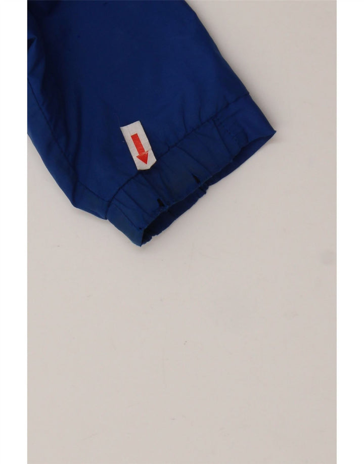 Adidas Boys Windbreaker Jacket 9-10 Years Black Colourblock Polyester