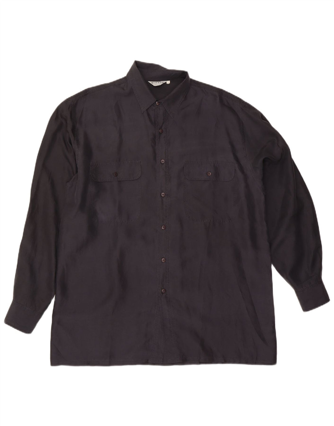 Mirage Mens Shirt Large Black Silk