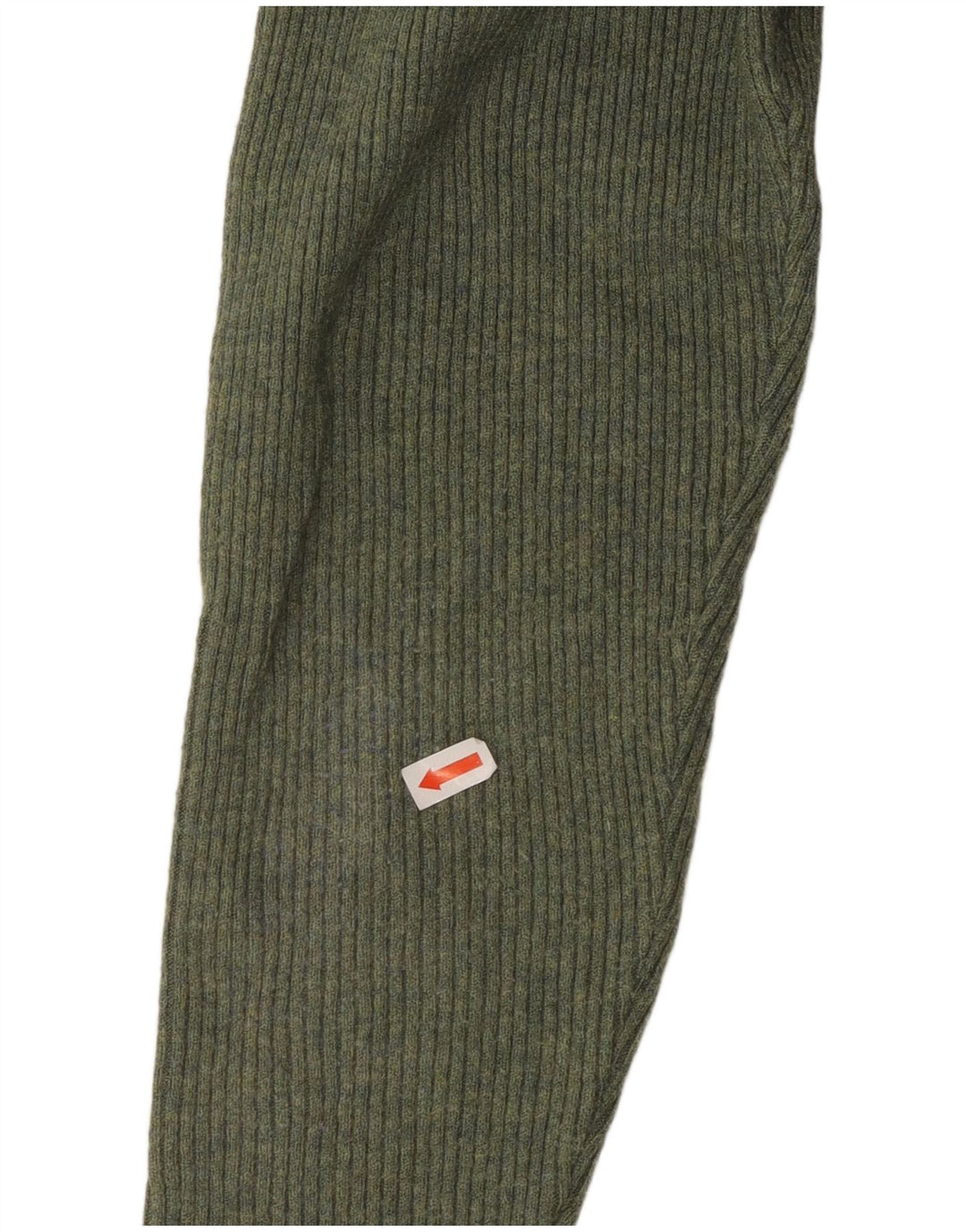 MARKS & SPENCER Womens V-Neck Jumper Sweater UK 16 Large Green Polyester