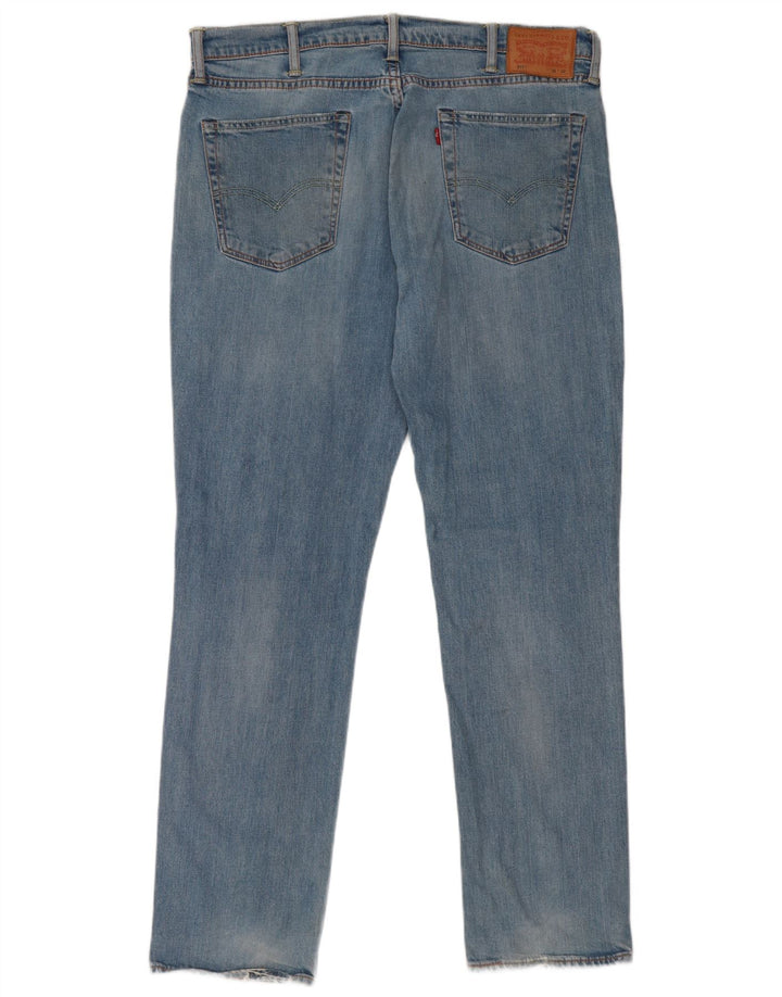 Levi's Mens 511 Slim Jeans W38 L32 Blue Cotton