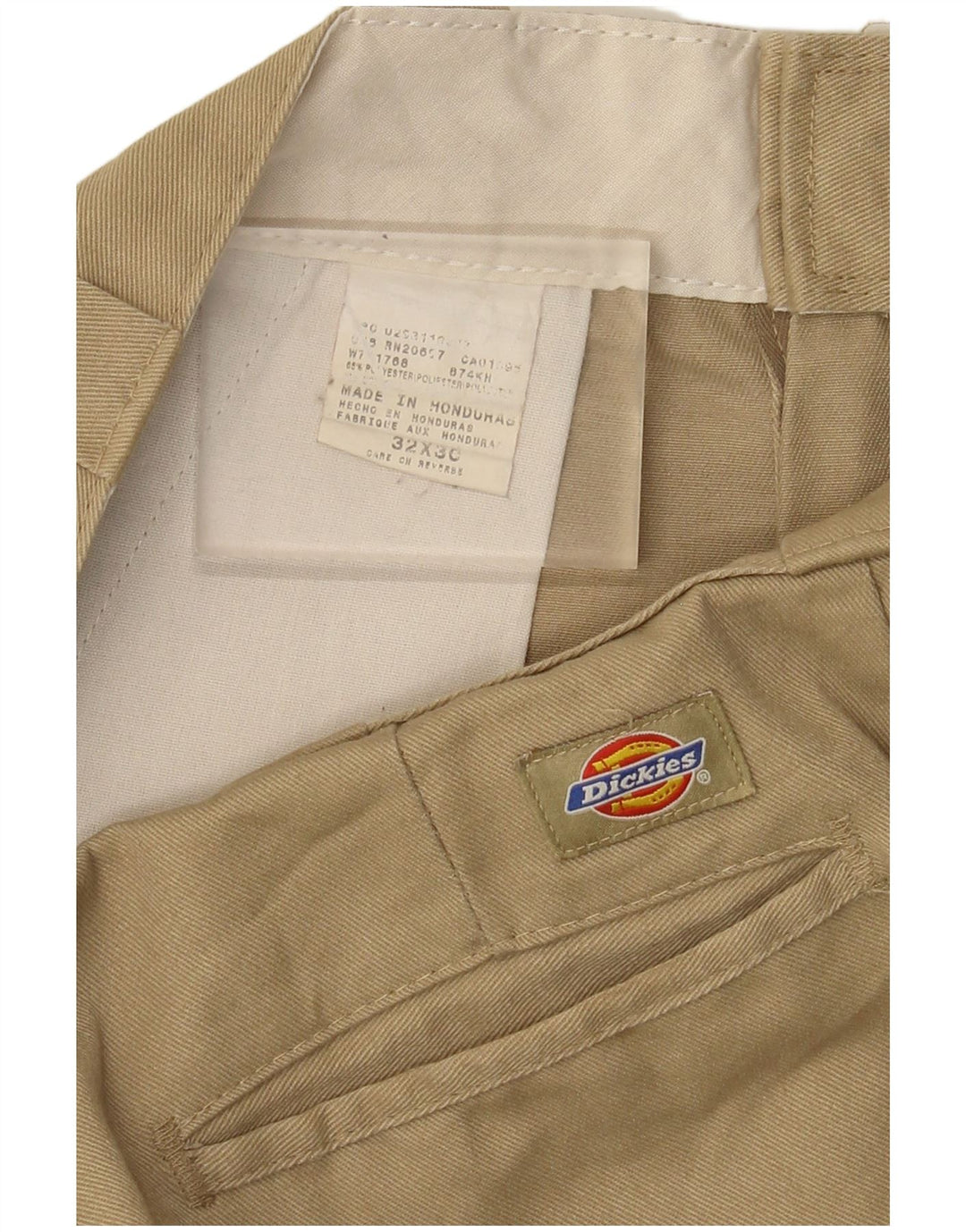Dickies Mens Chino Shorts W32 Medium Beige Polyester