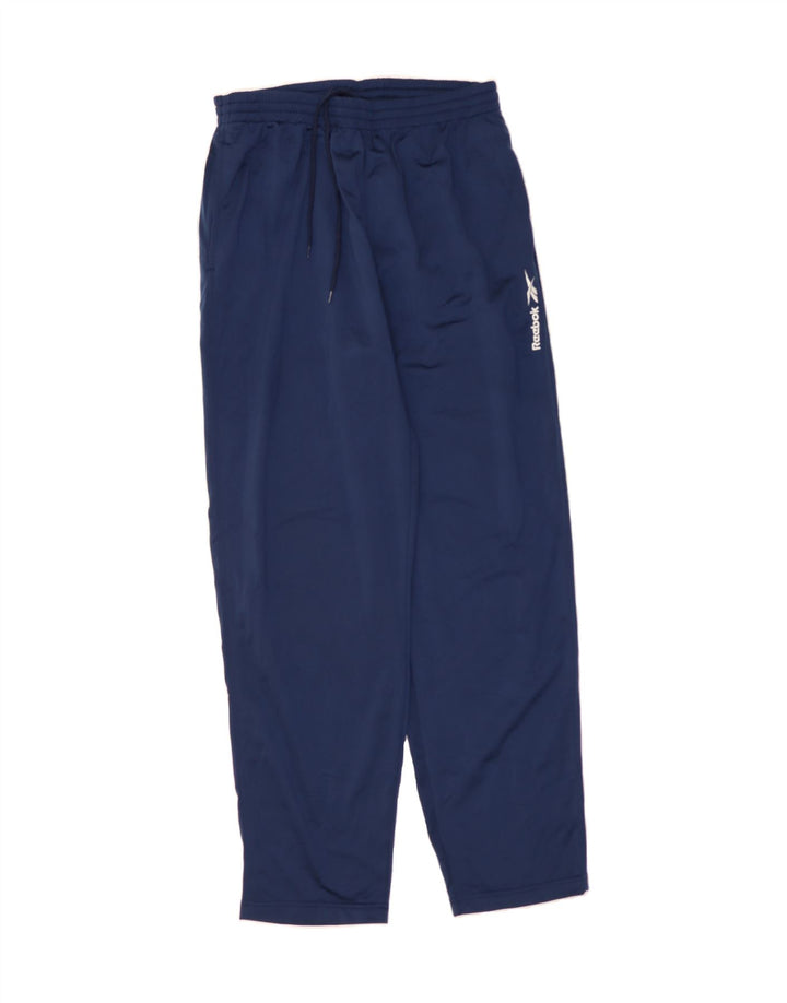REEBOK Mens Tracksuit Trousers Large  Navy Blue Polyester Vintage Reebok and Second-Hand Reebok from Messina Hembry 