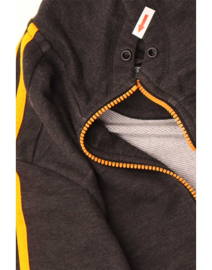 Adidas Mens Climalite Zip Hoodie Sweater Small Grey Polyester