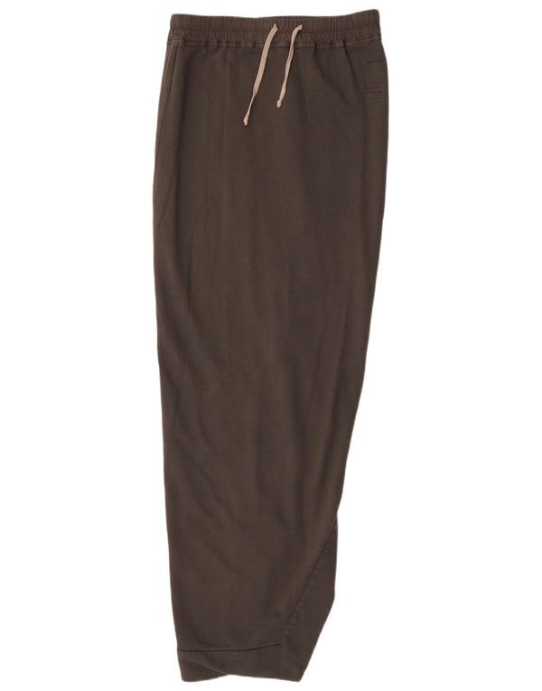 Rick Owens Womens Maxi Skirt Small W28 Grey Cotton