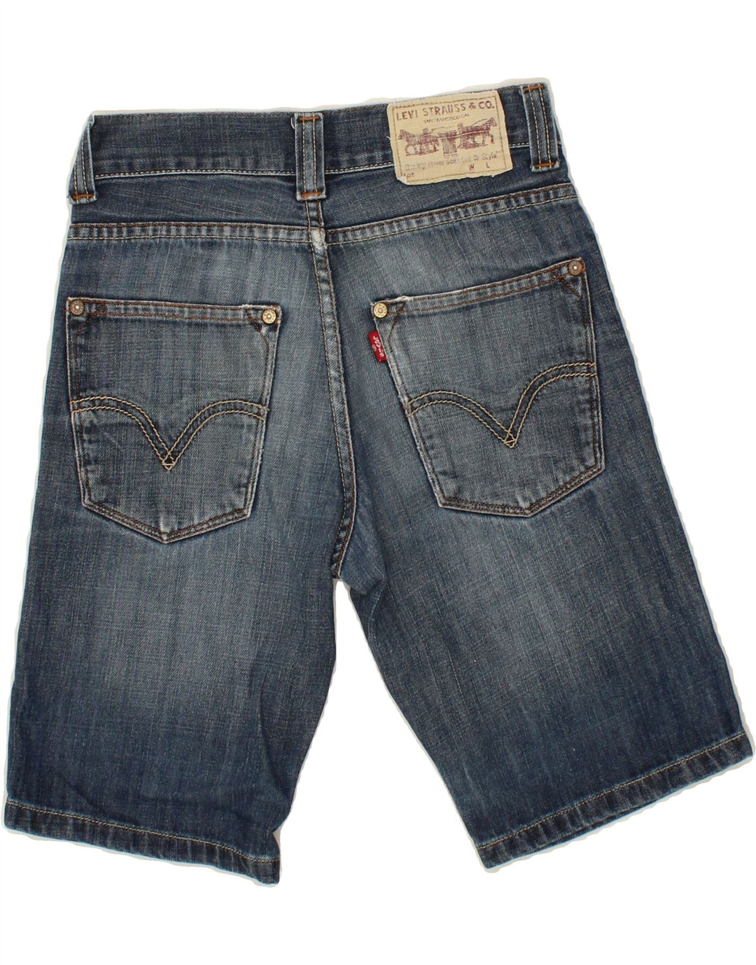 LEVI'S Boys Denim Shorts 9-10 Years W26  Blue Cotton Vintage Levi's and Second-Hand Levi's from Messina Hembry 