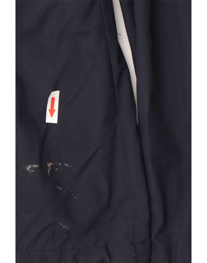 Superdry Womens Rain Jacket UK 14 Medium Navy Blue Nylon