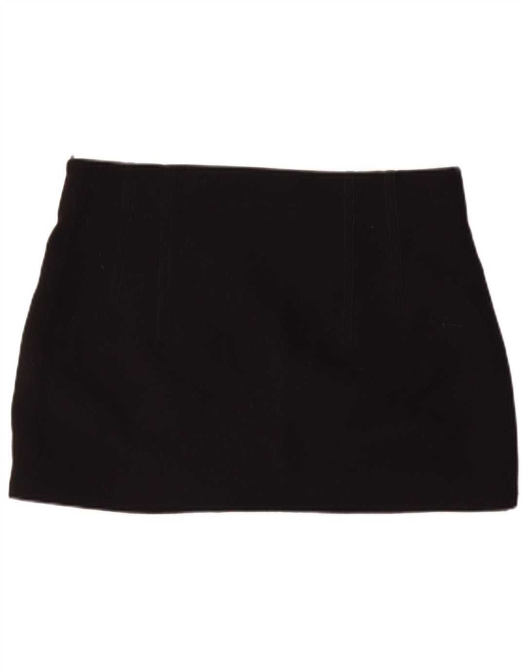 Zara Womens Mini Skirt XL W34 Black Polyester