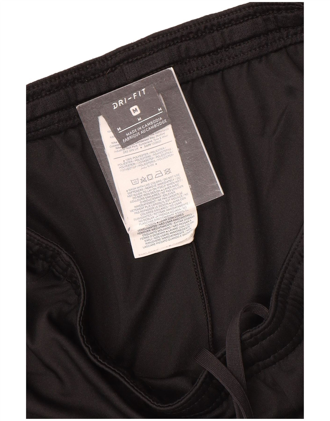 Nike Mens Dri Fit Sport Shorts Medium Black Colourblock Polyester