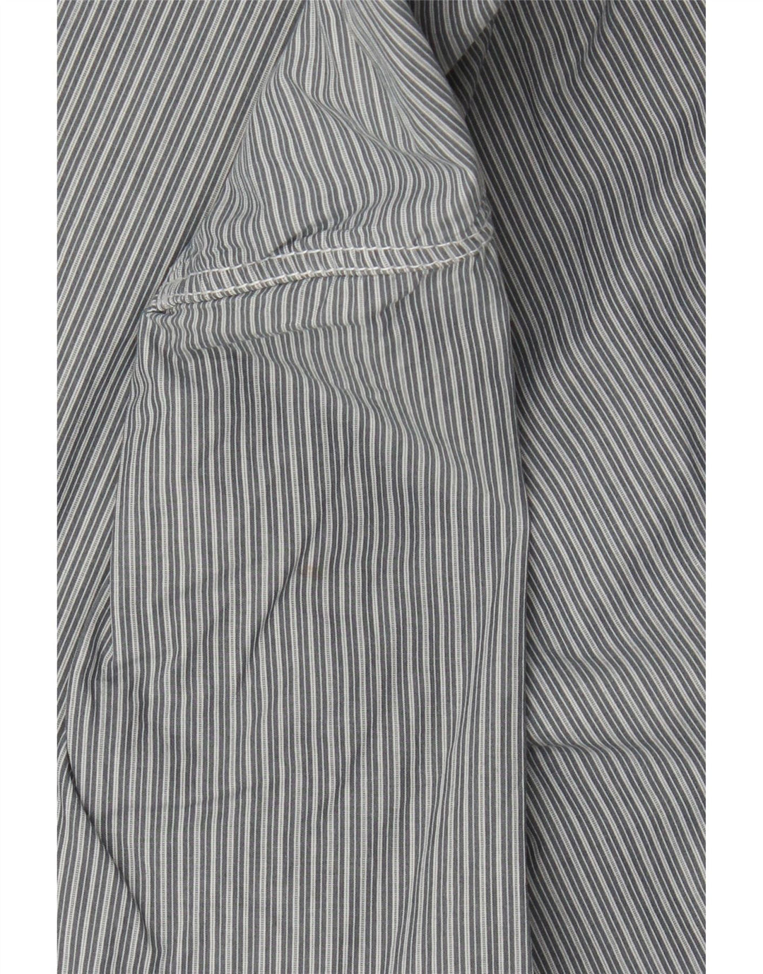 Fat Face Mens Classic Fit Shirt Medium Grey Striped Cotton Classic