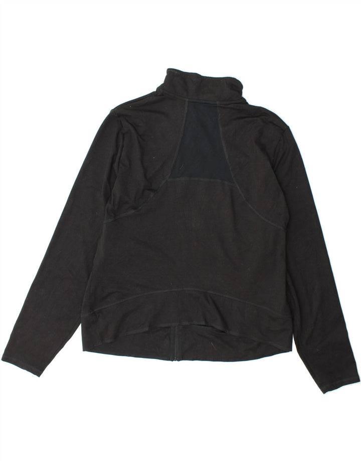 CHAMPION Womens Tracksuit Top Jacket UK 18 XL Black Polyester Vintage Champion and Second-Hand Champion from Messina Hembry 