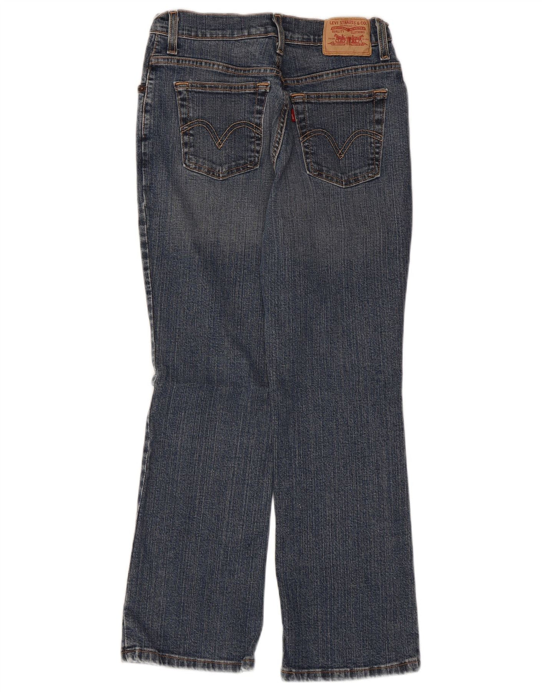 Levi's Womens 550 Bootcut Jeans US 6 Medium W26 L26 Blue Cotton