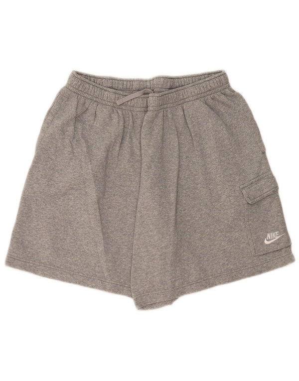 NIKE Mens Sport Shorts 2XL  Grey Cotton