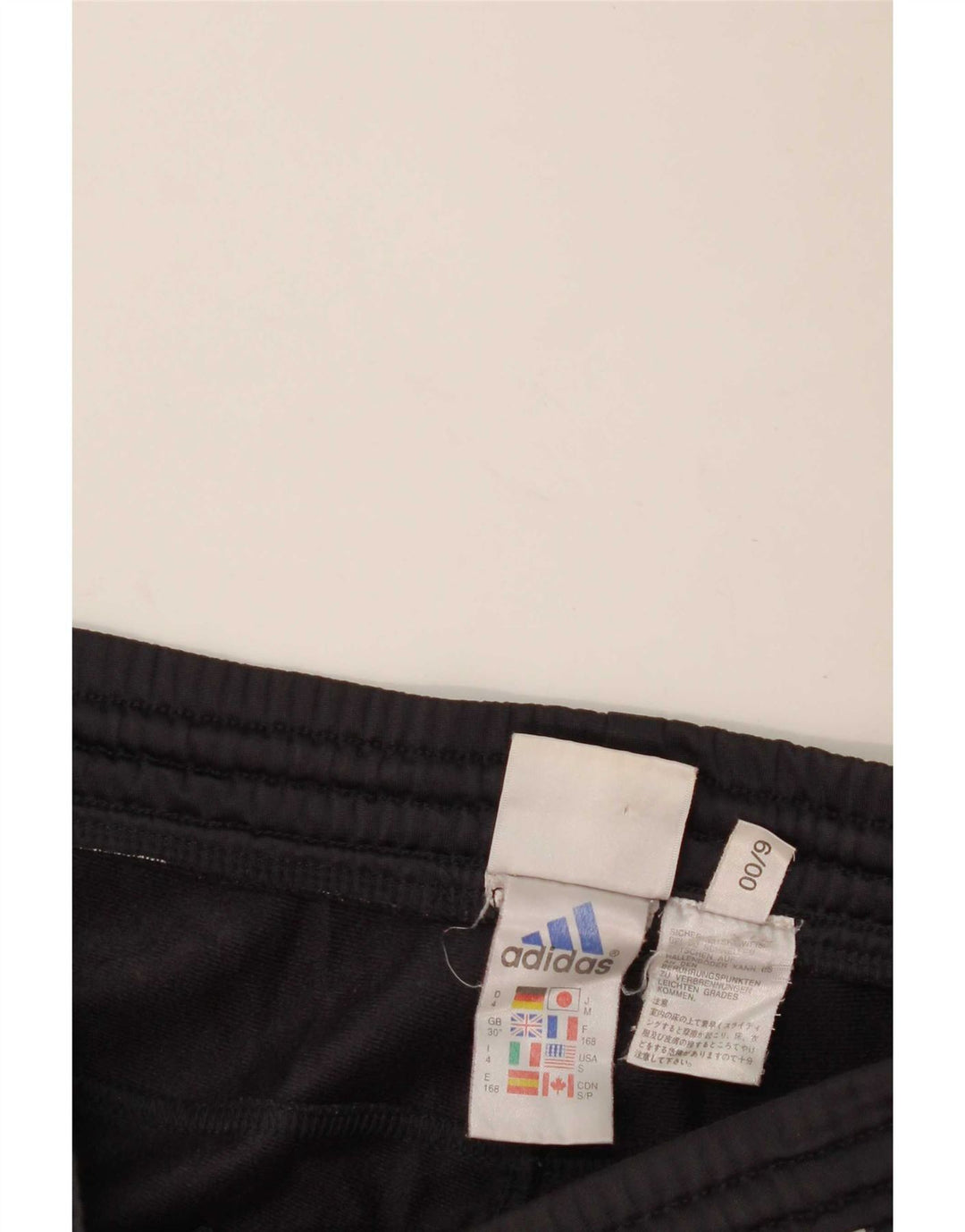 Adidas Mens Tracksuit Trousers Medium  Black Polyester