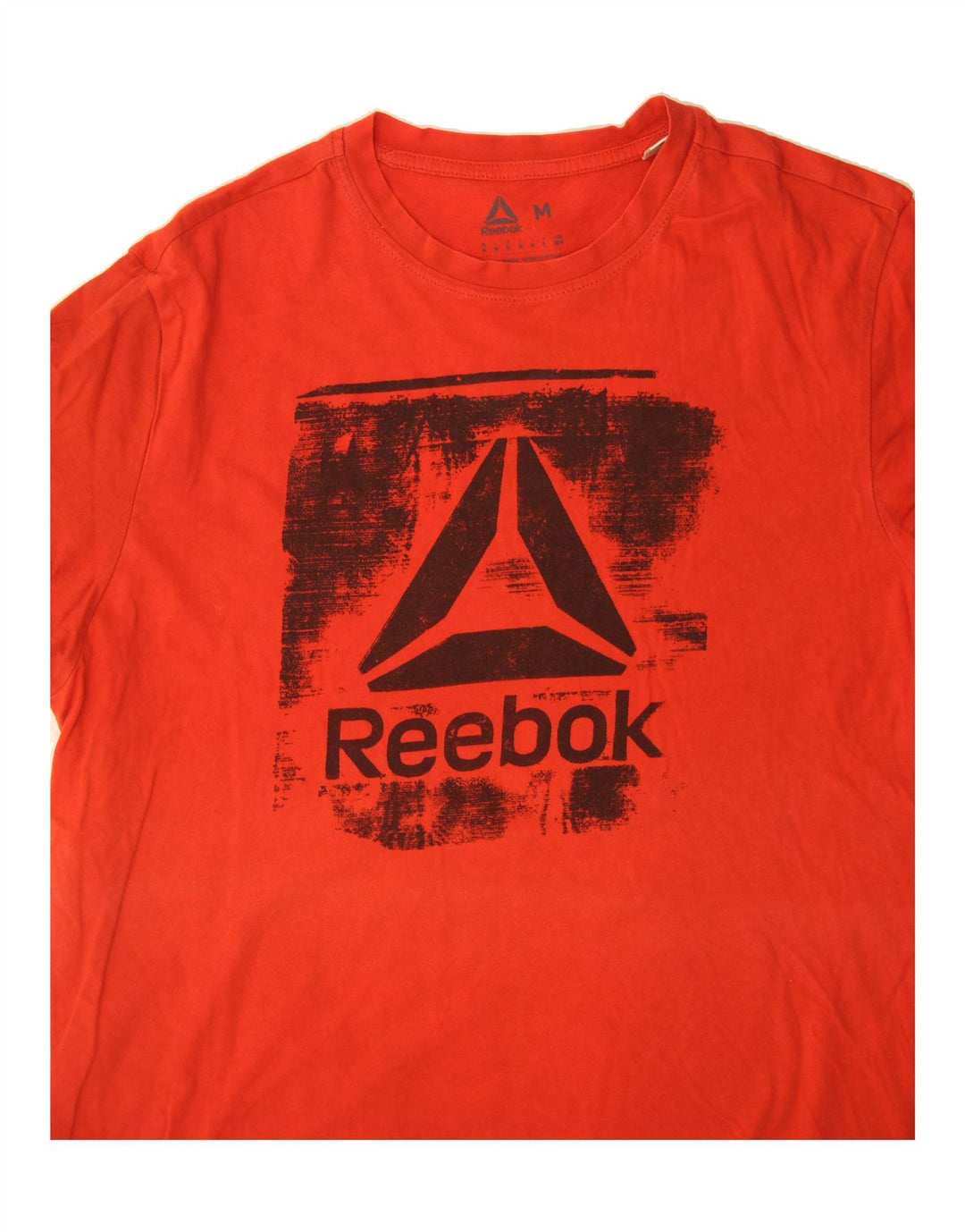 REEBOK Mens Graphic T-Shirt Top Medium Orange Cotton Vintage Reebok and Second-Hand Reebok from Messina Hembry 
