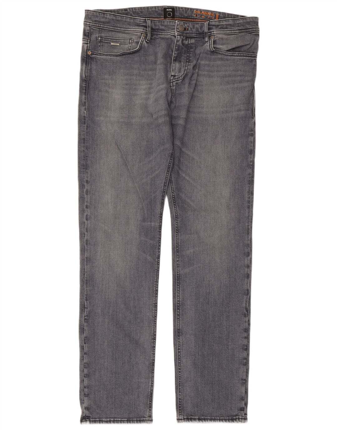 HUGO BOSS Mens Delaware Slim Jeans W36 L32 Grey