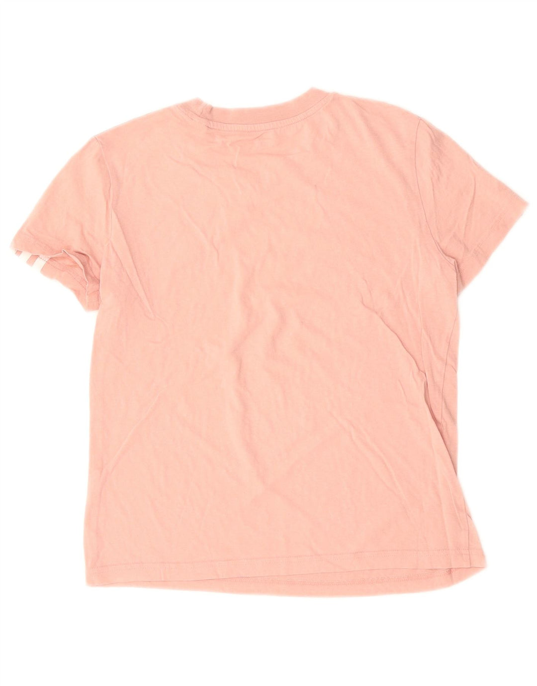 ADIDAS Womens T-Shirt Top UK 8/10 Small Pink Cotton