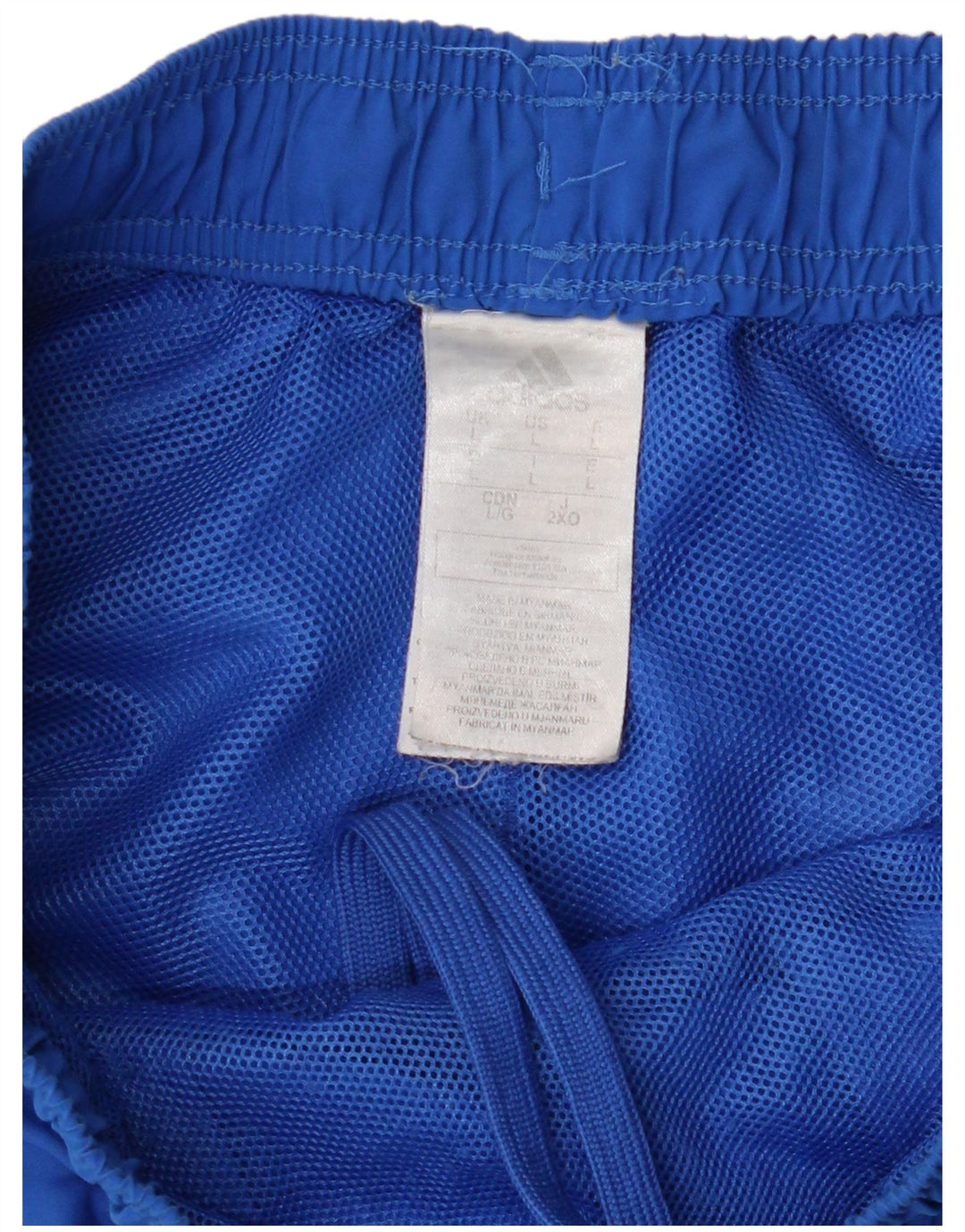 Adidas Mens Swimming Shorts Large Blue Polyester