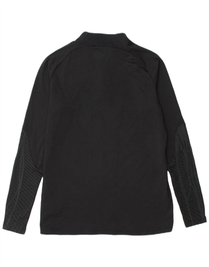 Nike Mens Dri Fit Slim Fit Pullover Tracksuit Top Medium Black Geometric