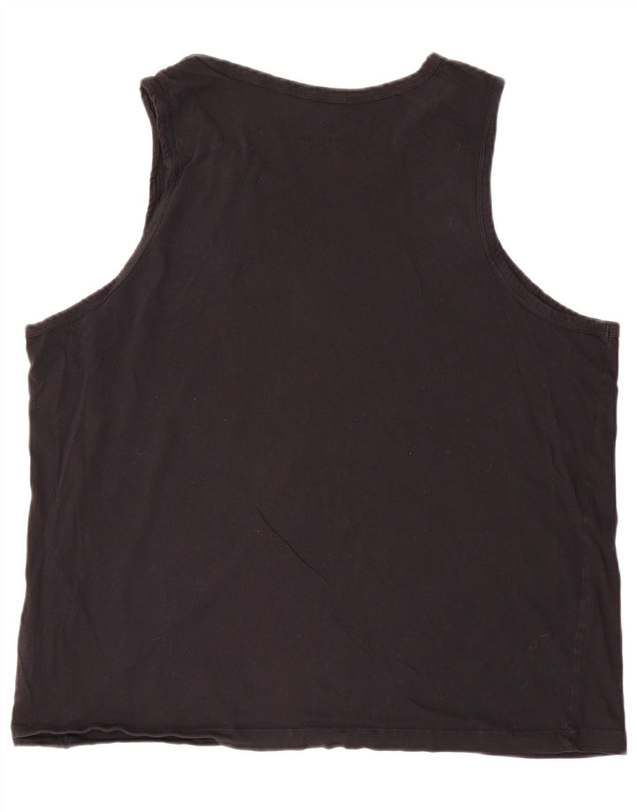 Nike Mens Vest Top XL Black Cotton