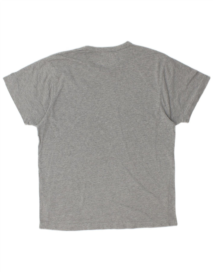 CHAMPION Mens Graphic T-Shirt Top Small Grey