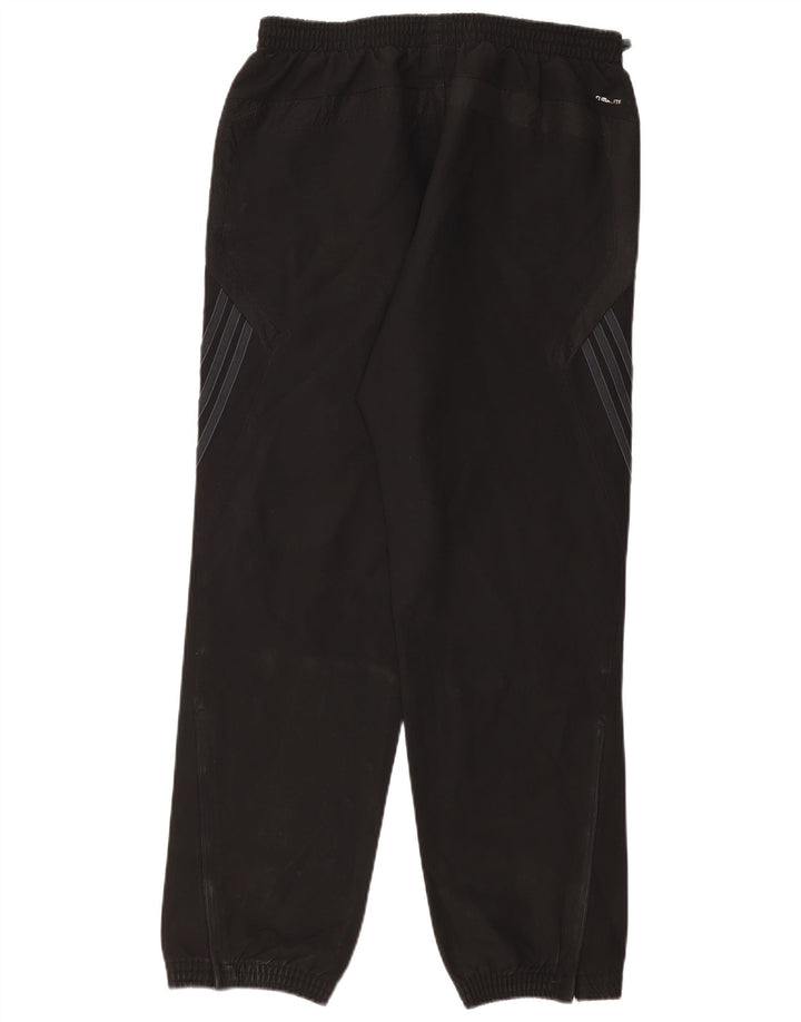 Adidas Mens Climalite Tracksuit Trousers Joggers Medium Black Polyester