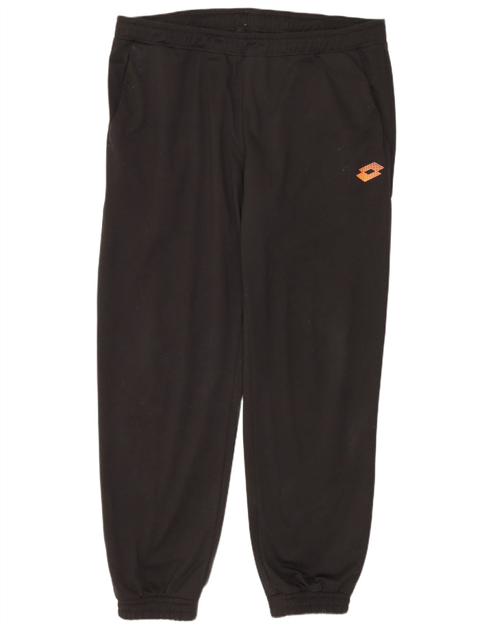 Lotto Mens Tracksuit Trousers Joggers XL Black Polyester