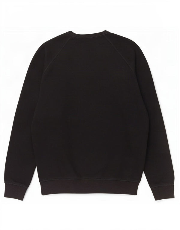 Diesel Mens Graphic Sweatshirt Jumper Large Black Cotton