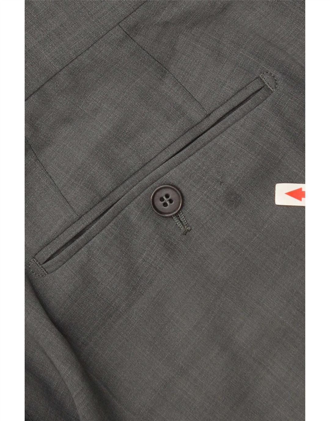 Hugo Boss Mens Pegged Suit Trousers W34 L34 Grey