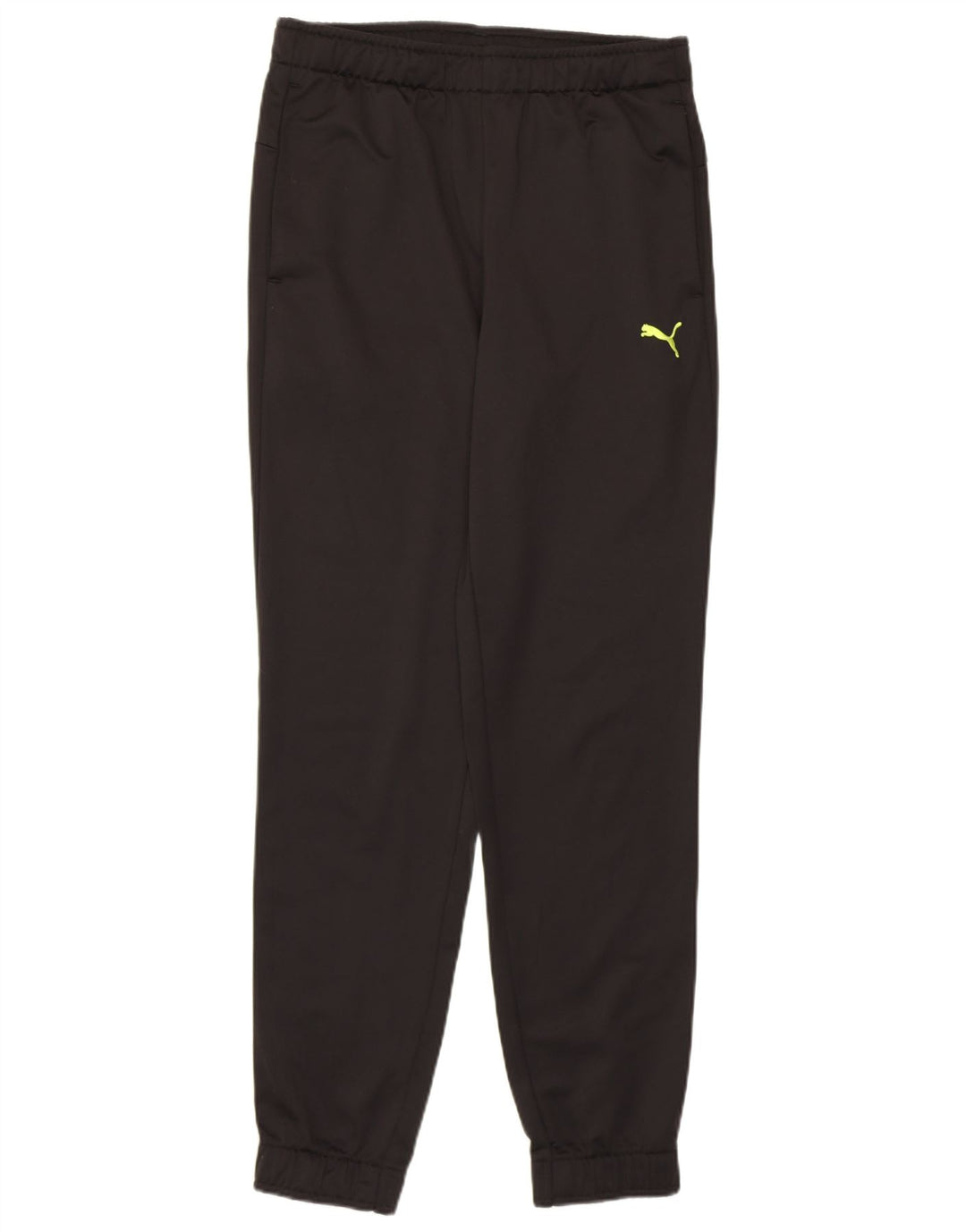 PUMA Mens Tracksuit Trousers Joggers Small Black Polyester