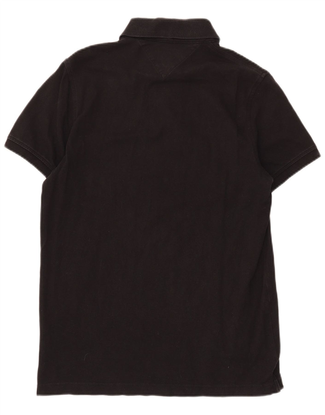 TOMMY HILFIGER Mens Slim Fit Polo Shirt Medium Black