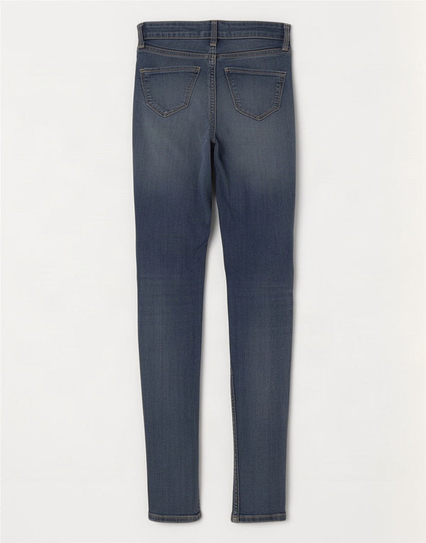 Hollister Womens Distressed High Rise Skinny Jeans US 0 XS W24 L25 Blue