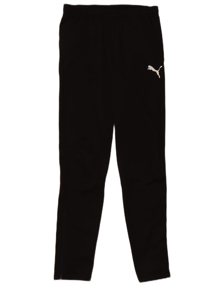 Puma Mens Tracksuit Trousers Small Black Polyester