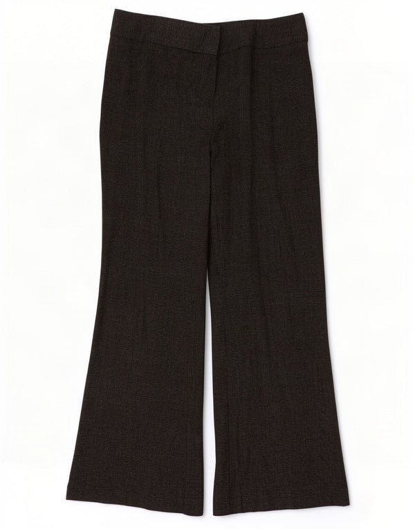 Marks & Spencer Womens Casual Trousers UK 10 Small W30 L28 Black