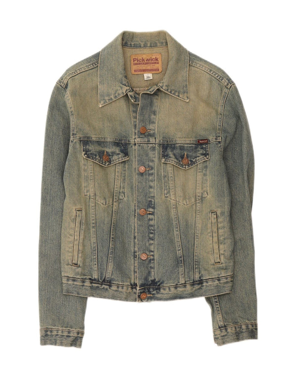 Pickwick Womens Denim Jacket UK 14 Large Blue Cotton