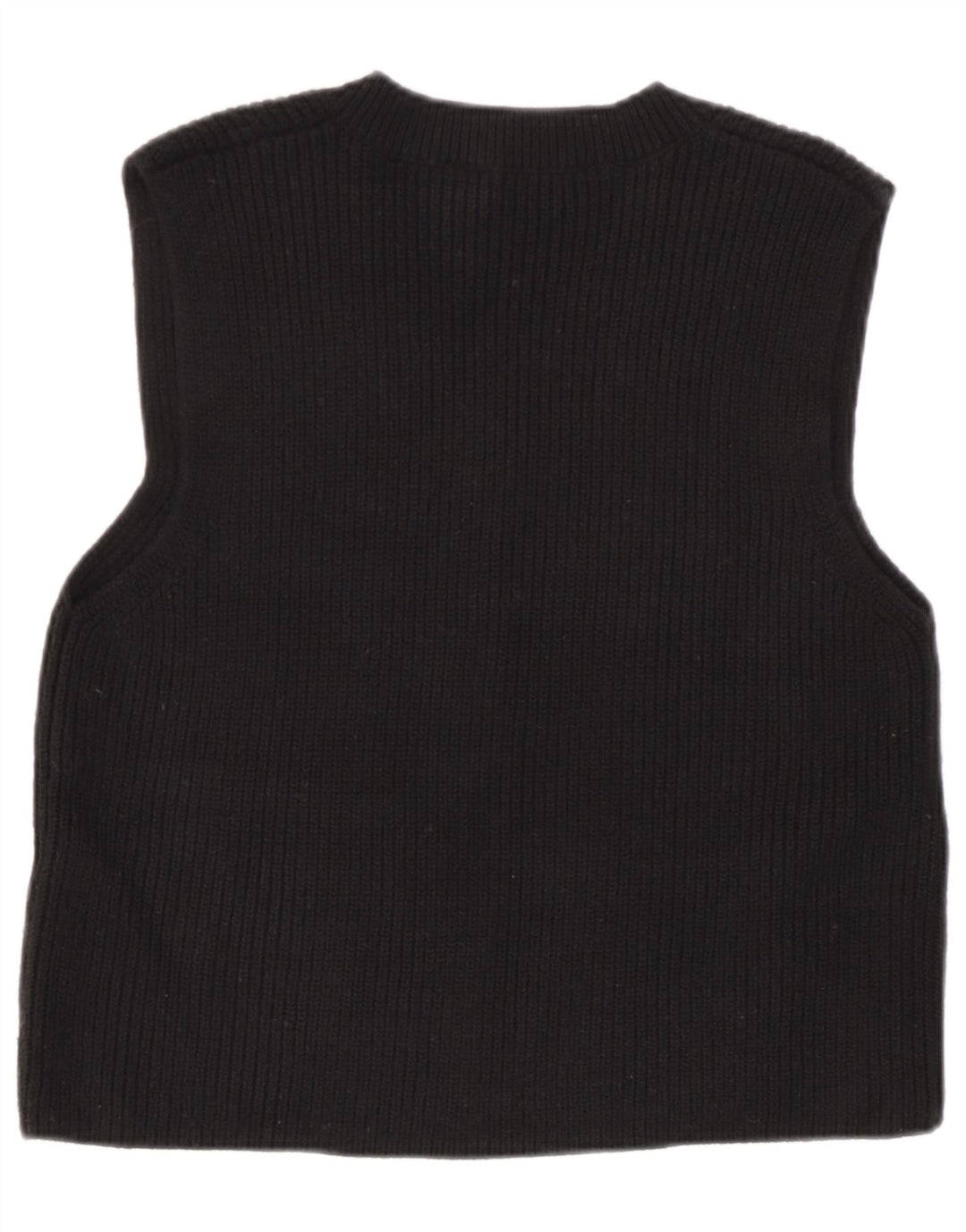 Zara Womens Vest Tank Top UK 14 Medium Black