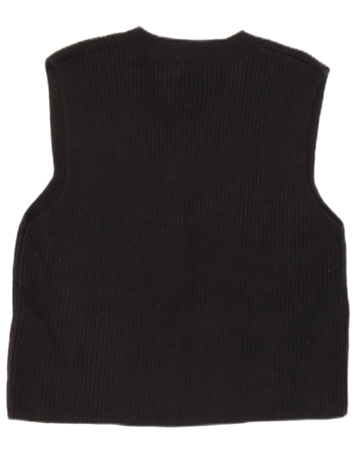Zara Womens Vest Tank Top UK 14 Medium Black